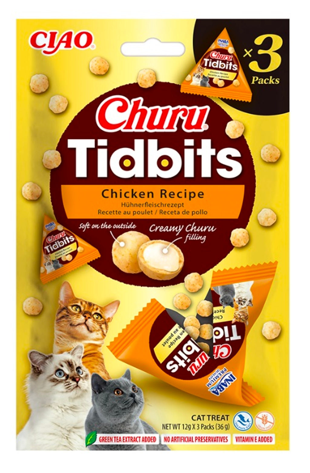 gato tidbits pollo 3x10gr