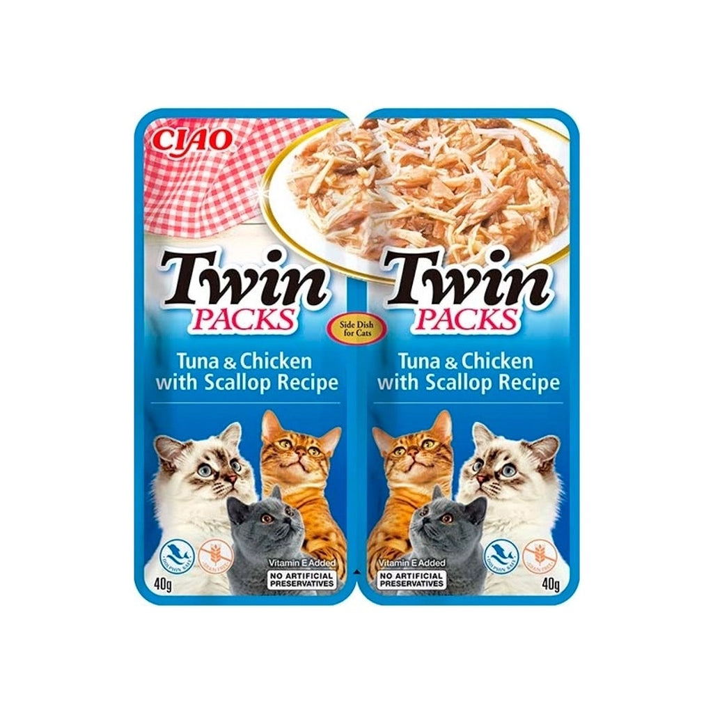 twin tonyina i pollastre brou vieira 2x40 g Imatge principal del producte