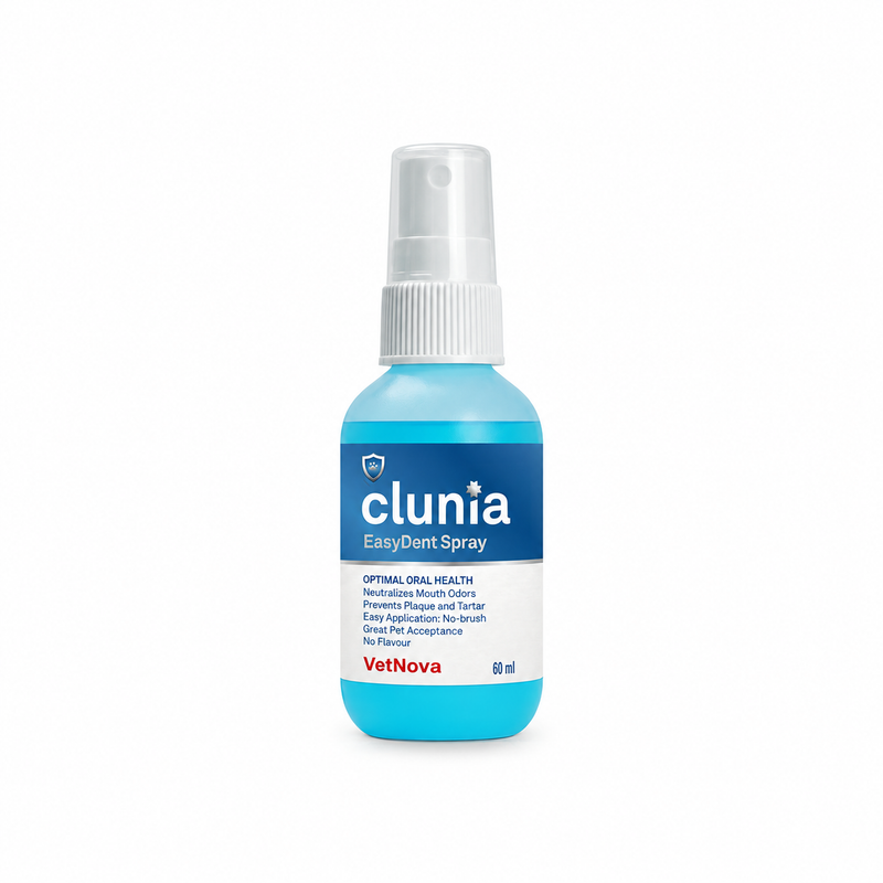 Vetnova CLUNIA Easy Dent Spray Bucal para Perros y Gatos 60 ml