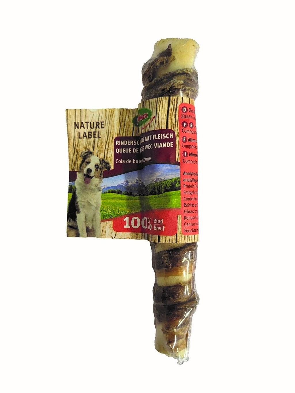 cola de bovino con carne 15cm Imagen principal del producto