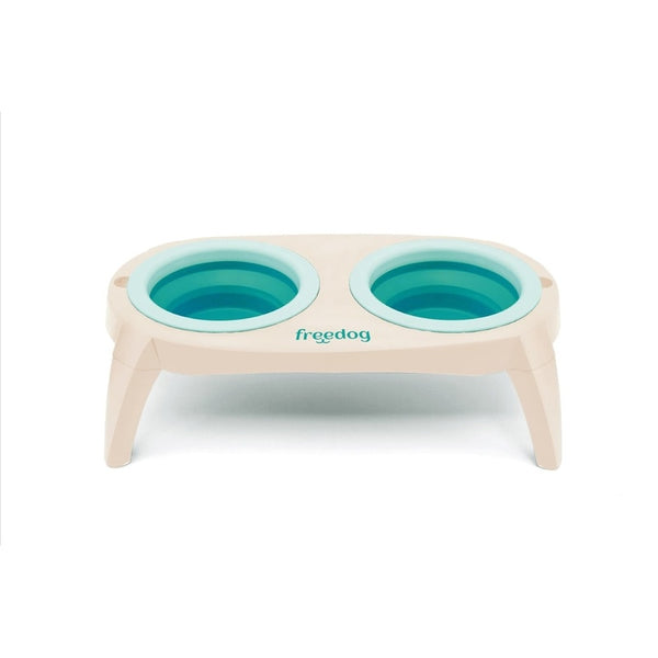 compact bowl beige-turquesa 2x500ml