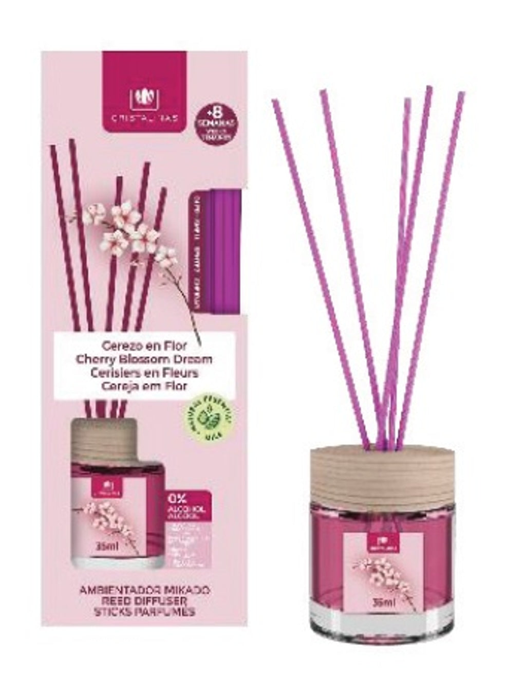 Mikado cerezo en flor 35 ml (8 semanas)