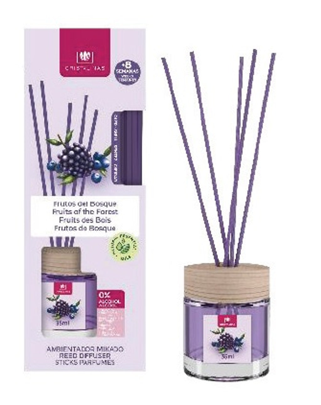Mikado frutos del bosque 35 ml (8 semanas) Imatge principal del producte