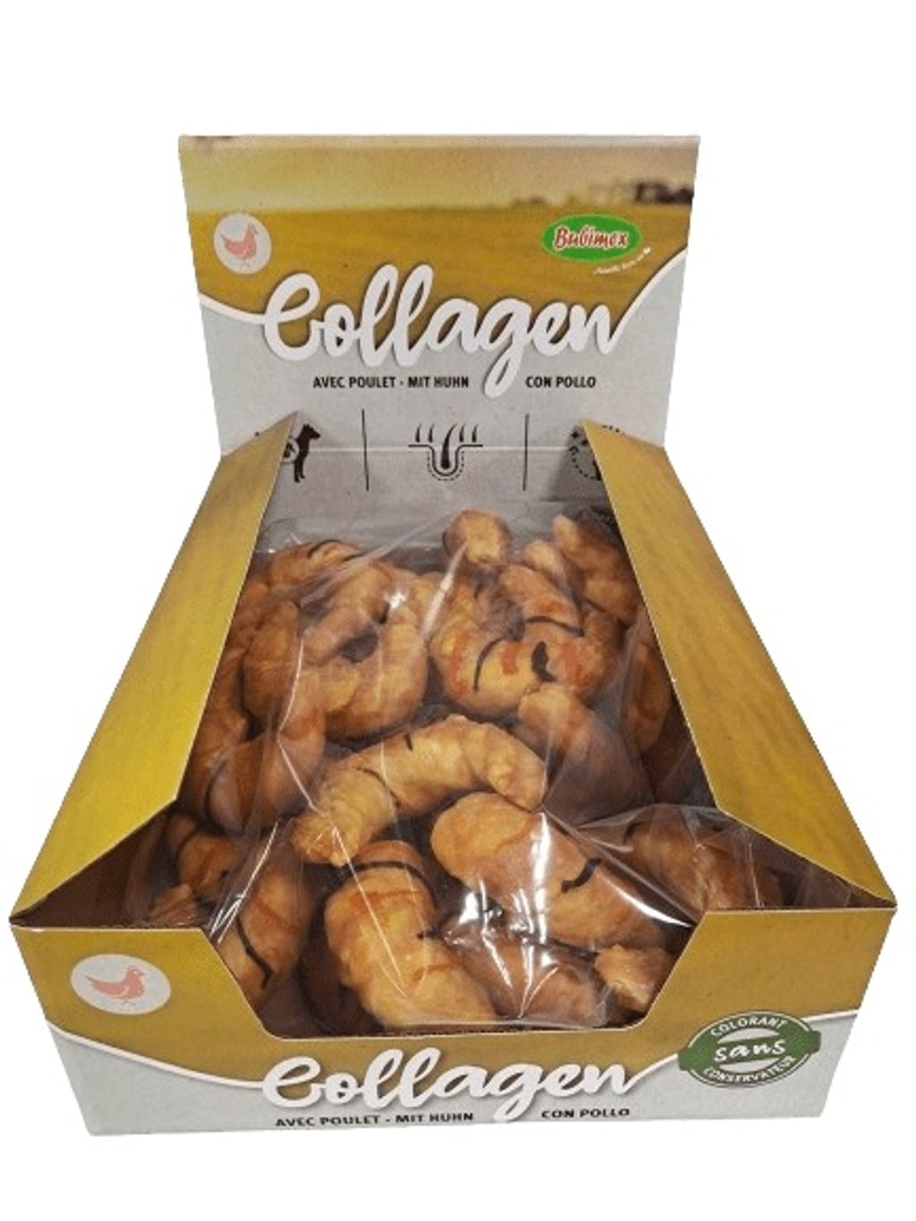 croissant collagen pollo topping 10cm