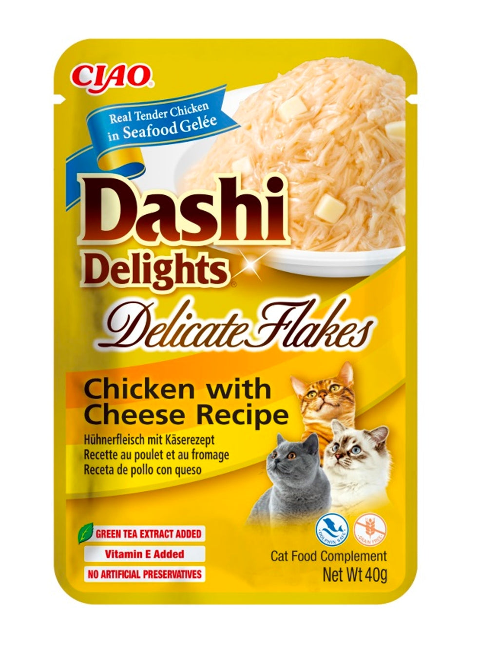 dashi delicate flakes pollo queso 40gr