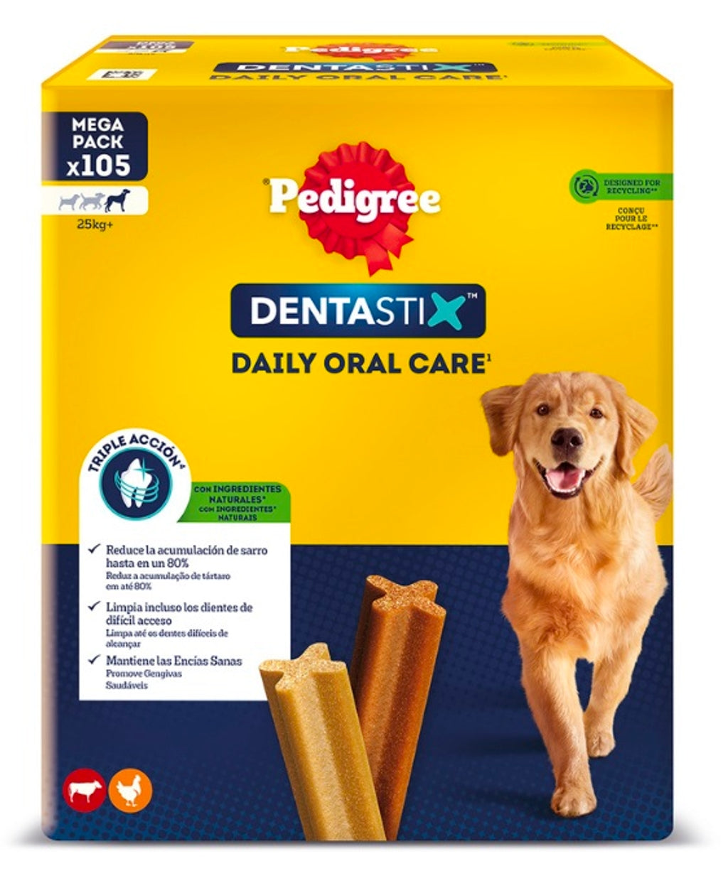 Dentastix perro grande 105 unidades