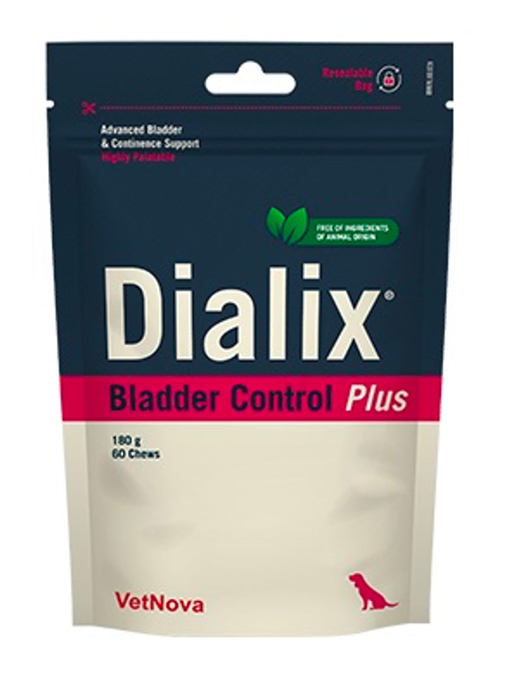 Dialix bladder control PLUS caní 60 premis Imatge principal del producte
