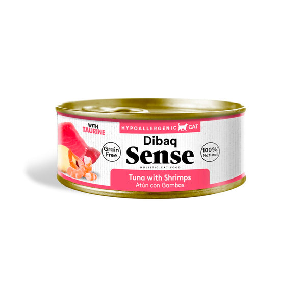 Dibaq Sense Hypoallergenic Atún con gambas lata para gatos