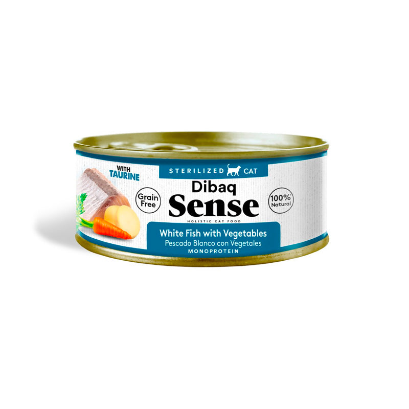 Dibaq Sense Sterilised Peix Blanc llauna per a gats