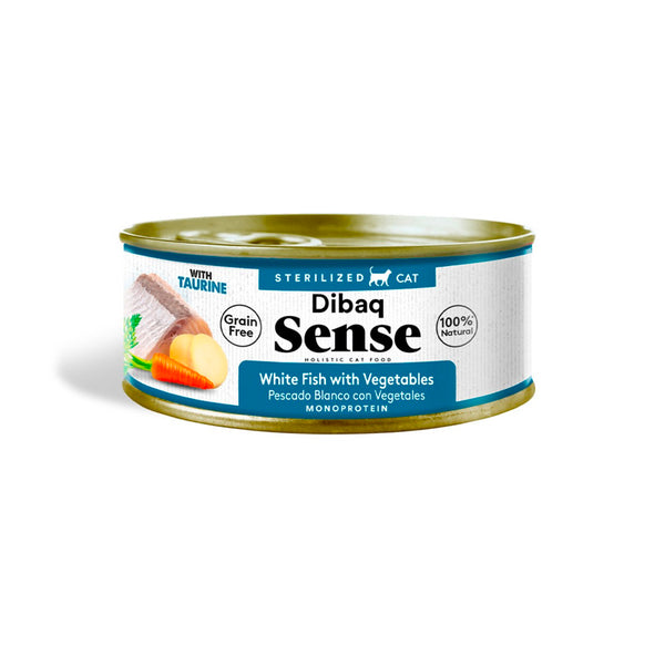 Dibaq Sense Sterilised Pescado Blanco lata para gatos