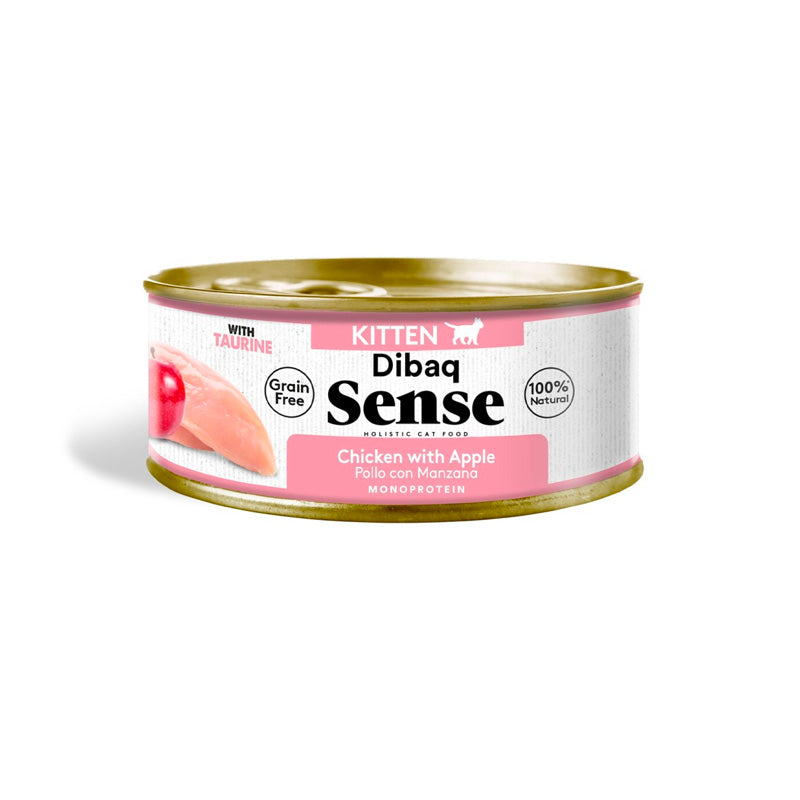 Dibaq Sense Kitten Pollo lata para gatitos