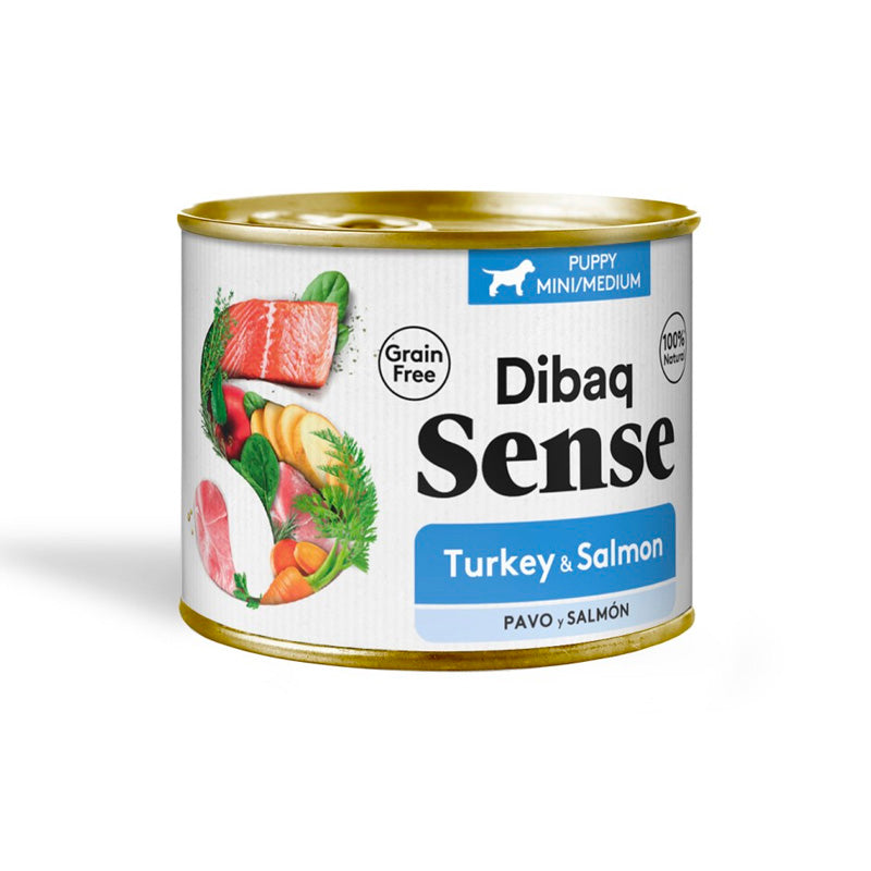 Dibaq Sense Monoprotein amb gall dindi i salmó llauna per a gossos Imatge principal del producte