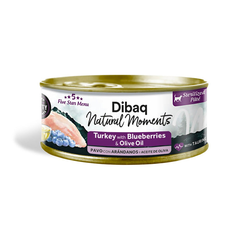 Natural Moments con pavo y arándanos lata para gatos Imagen principal del producto