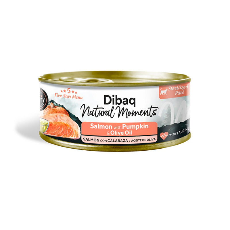 Natural Moments con salmón y calabaza lata para gatos Imagen principal del producto