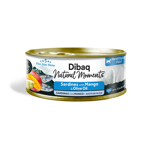 Natural Moments amb sardines i mango llauna per a gats