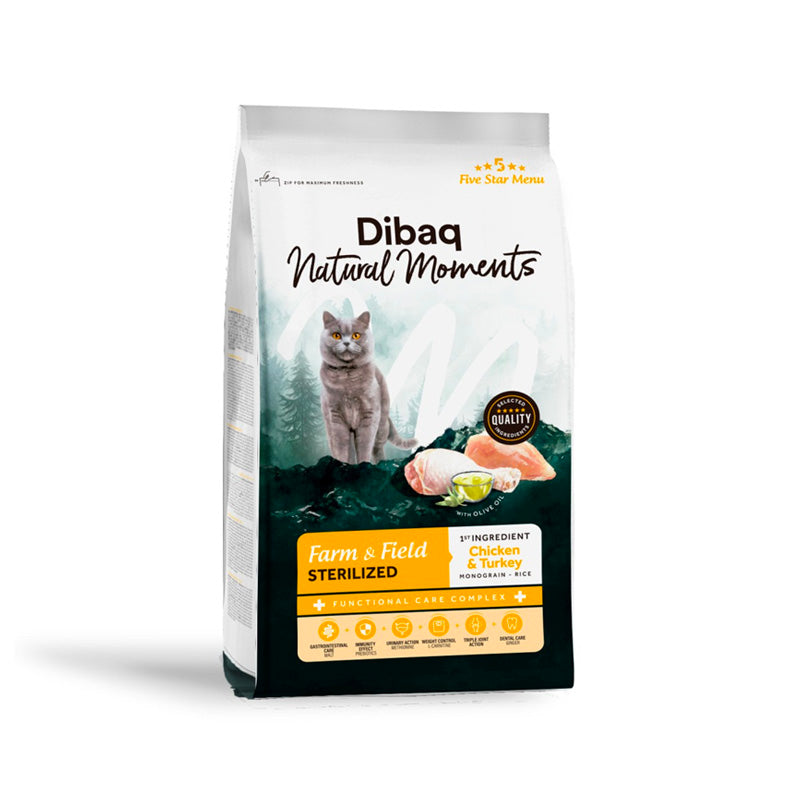 Natural Moments Farm & Field Sterilised pienso para gatos Imagen principal del producto