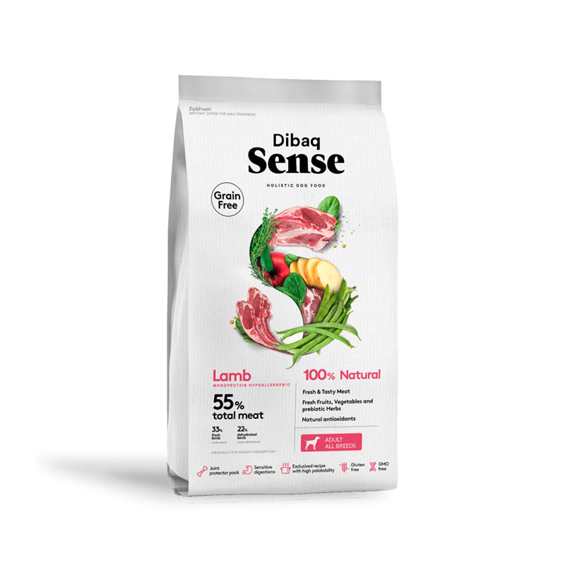 Dibaq Sense Grain Free Cordero pienso para perros