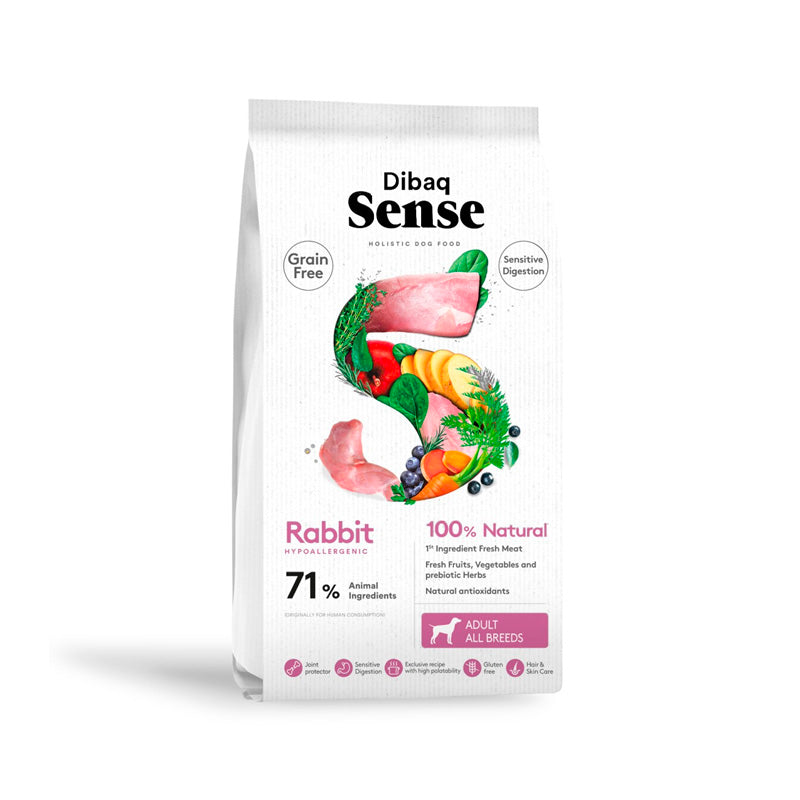 Dibaq Sense Grain Free Conejo pienso para perros