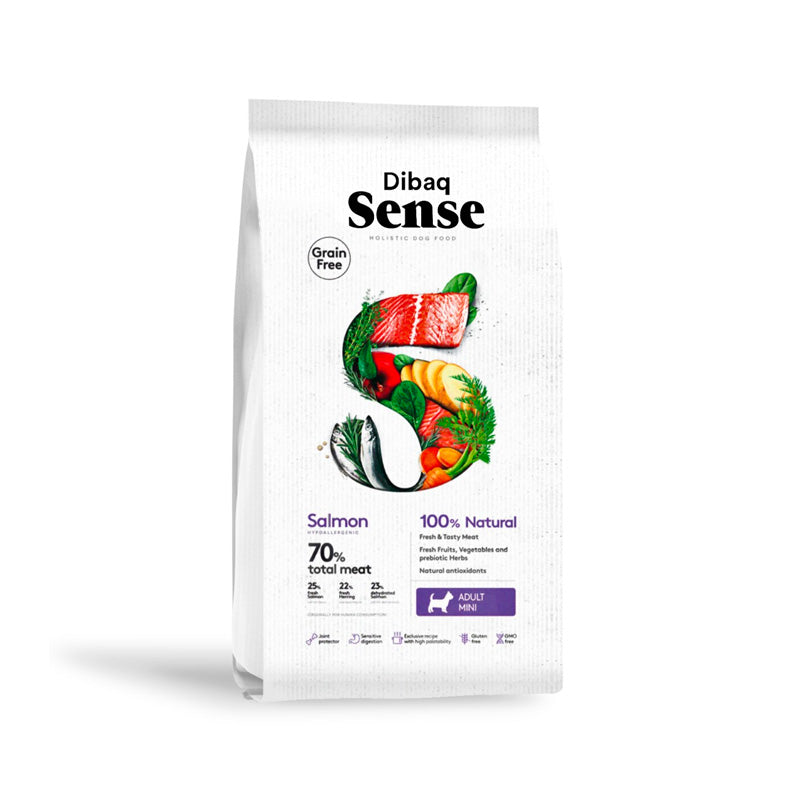 Dibaq Sense Grain Free Mini Salmón pienso para perros
