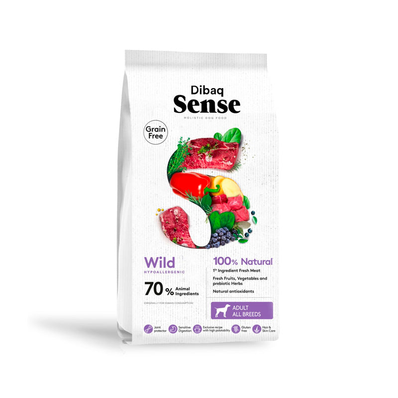 Dibaq Sense Grain Free Wild pienso para perros Imagen principal del producto