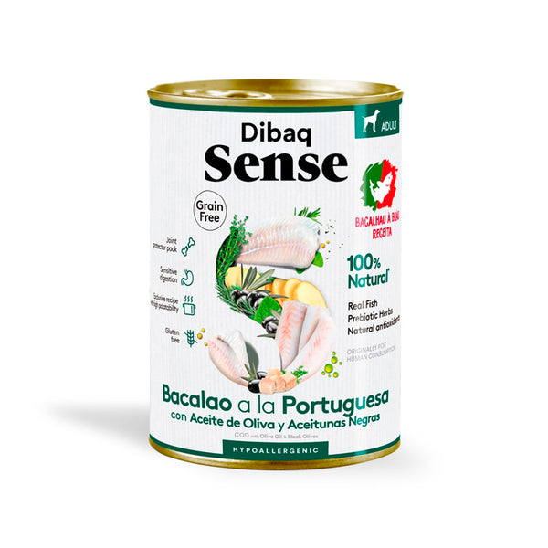 Dibaq Sense Bacalao a la Portuguesa lata para perros