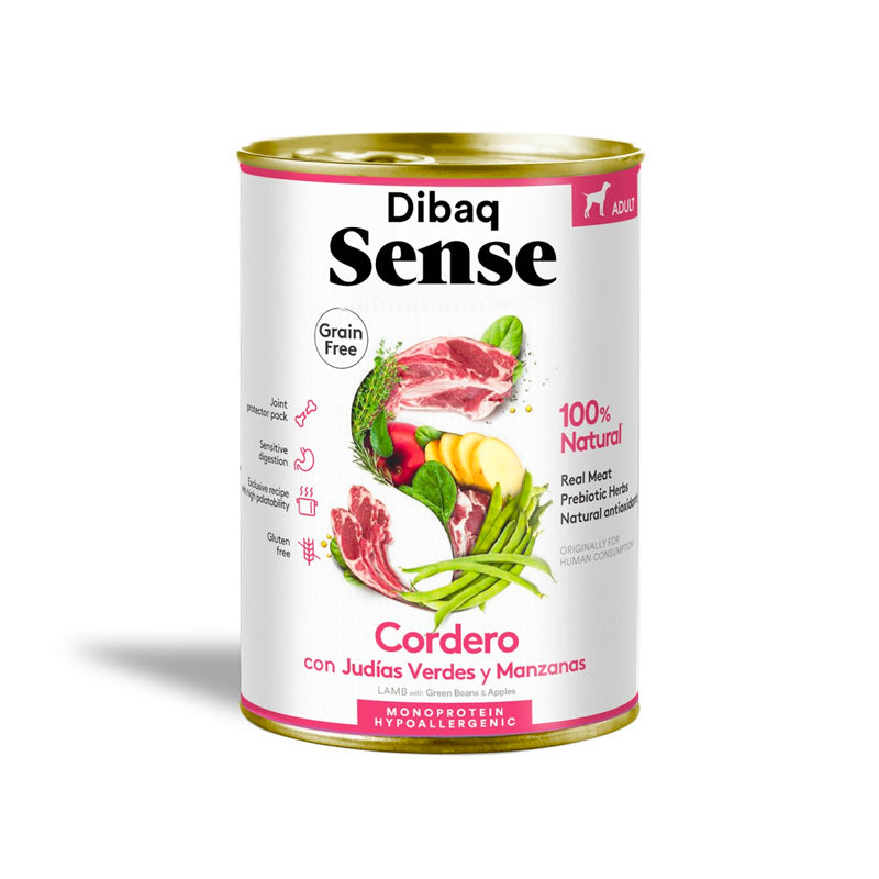 Dibaq Sense Cordero lata para perros