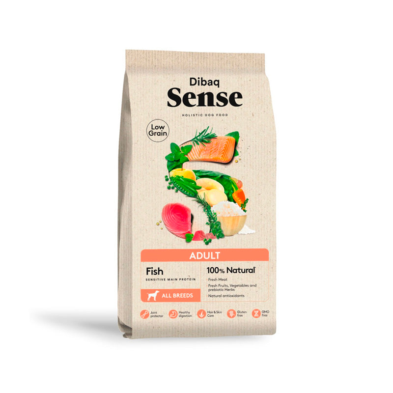 Dibaq Sense Low Grain Adult con pescado pienso para perros Imagen principal del producto