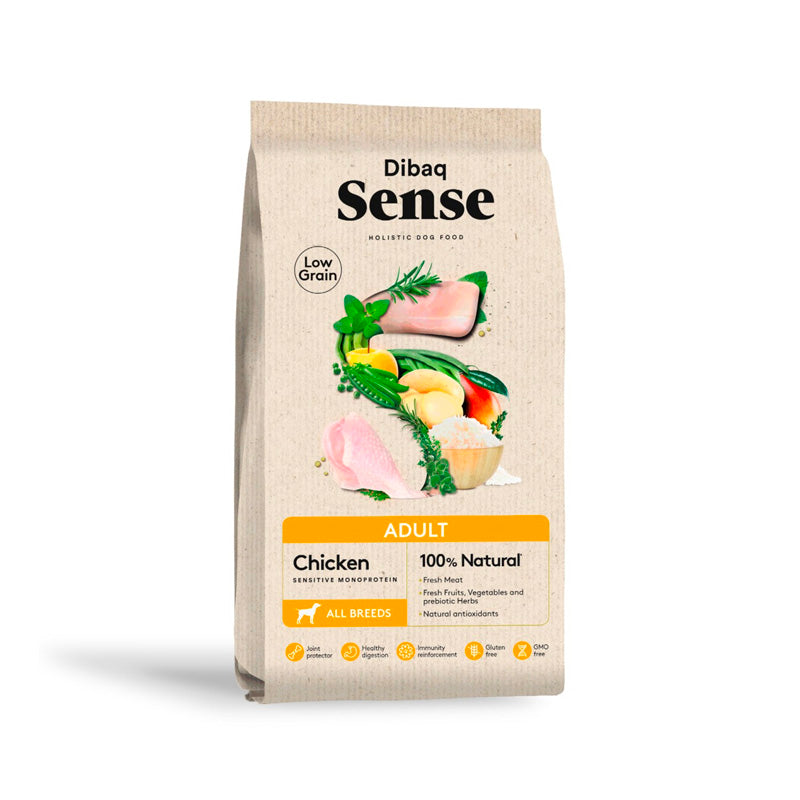 Dibaq Sense Low Grain Adult con pollo pienso para perros