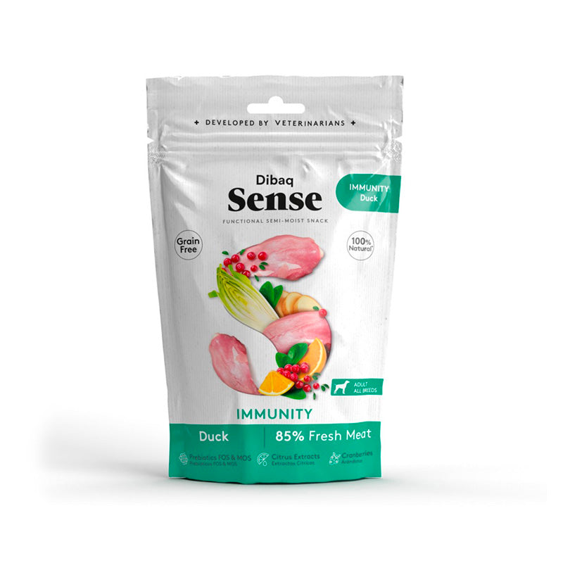 Dibaq Sense Snack Immunity con pato para perros