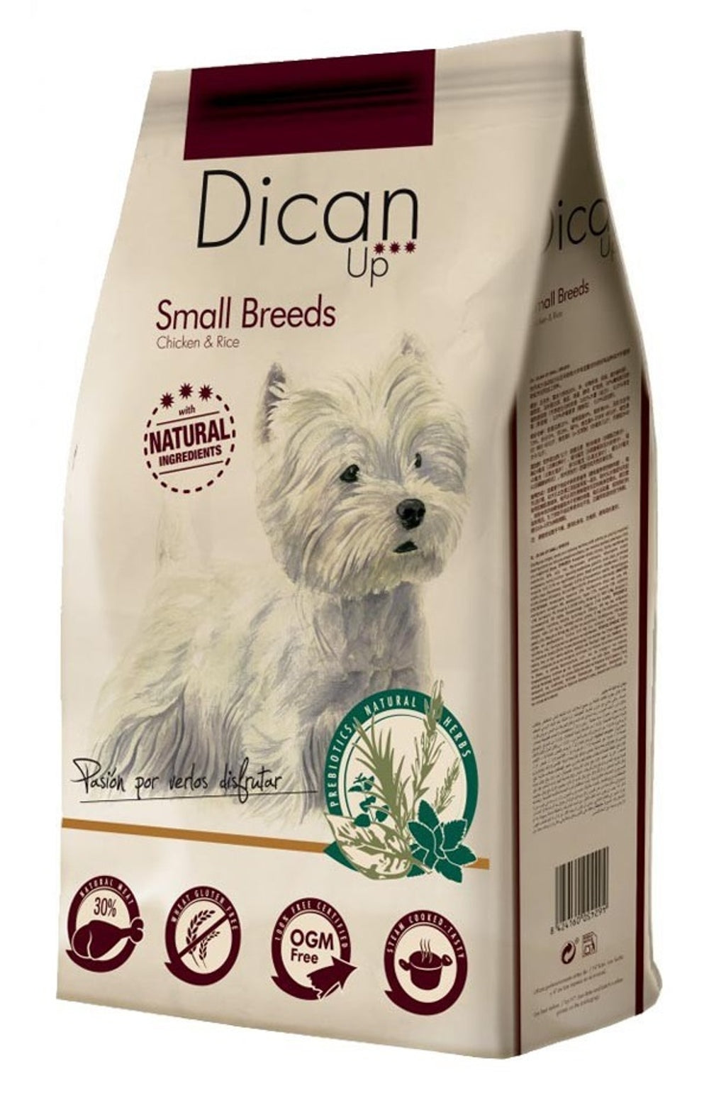 perro small breed con pollo y arroz 3kg Imagen principal del producto