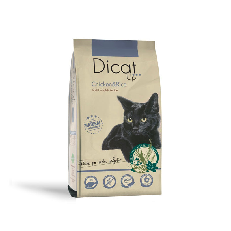 Dicat Up Gato adulto Pollo y arroz Imagen principal del producto