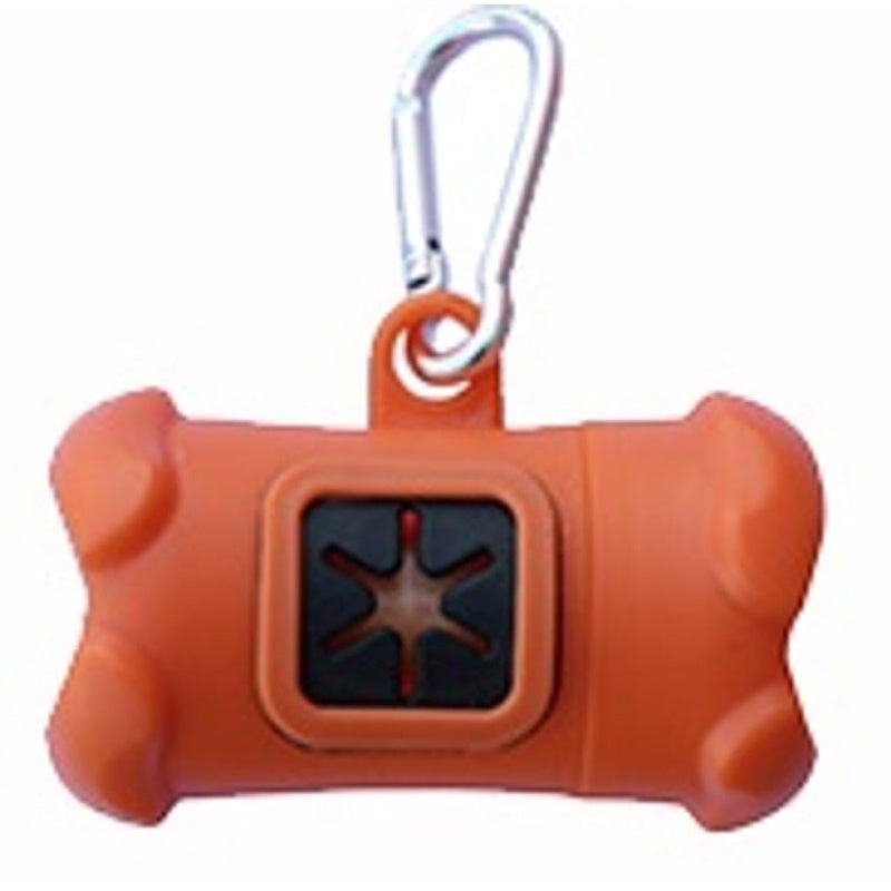 dispensador bolsas higiénicas naranja