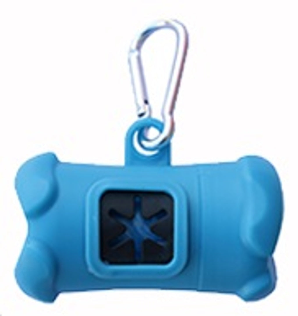 dispensador bolsas higiénicas azul