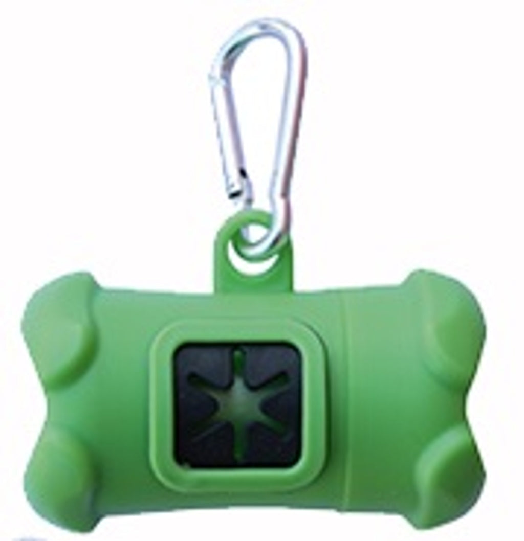 dispensador bolsas higiénicas verde