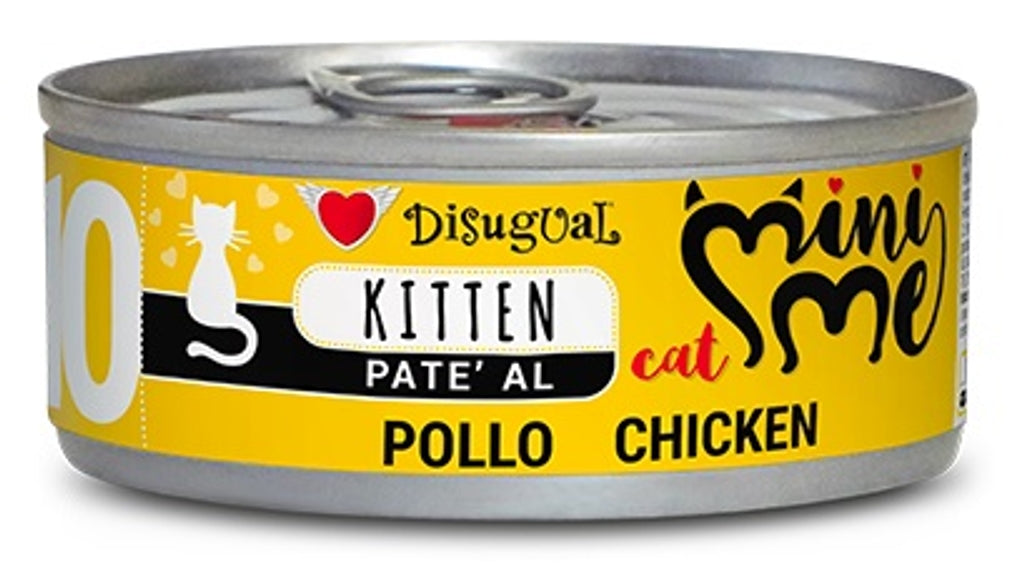 gato Mini-me 10 kitten pollo 85gr
