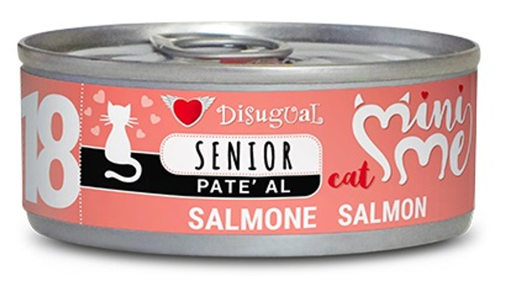 gat Mini-me 18 sènior salmó 85 g