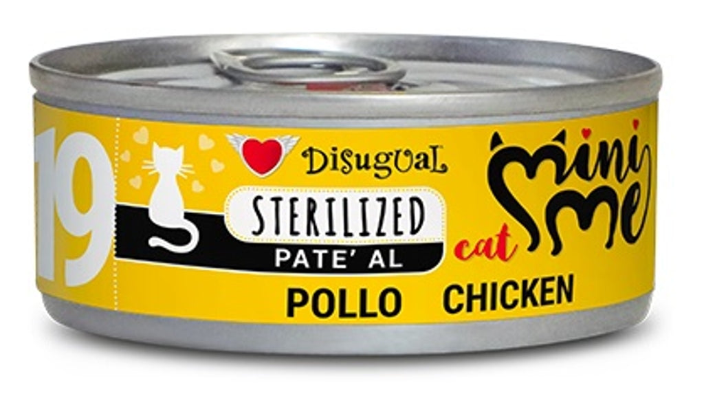 gat Mini-me 19 esterilitzat pollastre 85 g Imatge principal del producte