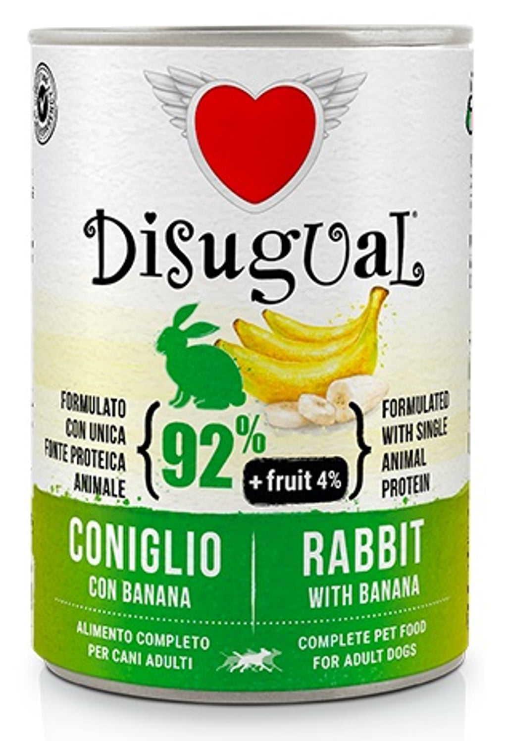 Disugual Perro Fruit Conejo con plátano Imagen secundaria del producto