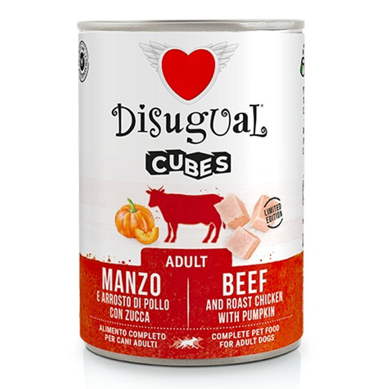perro cube ternera calabaza 400gr Imatge principal del producte