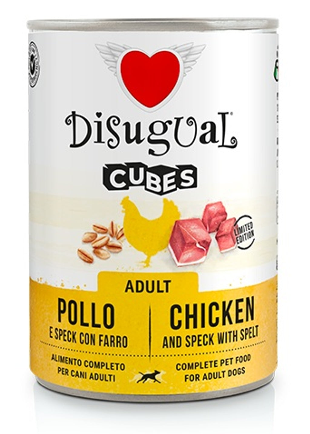 perro cube pollo espelta 400gr