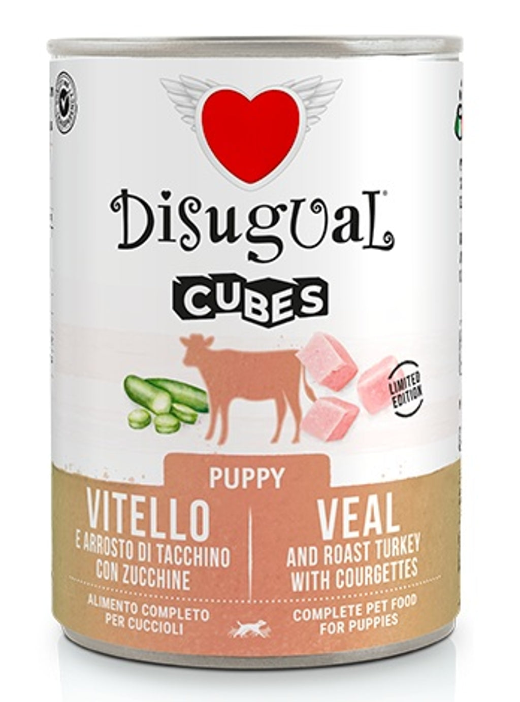 puppy cube ternera pavo calabazín 400gr Imagen principal del producto