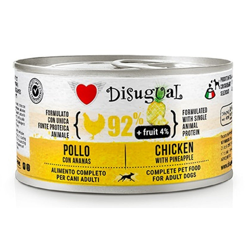 perro fruit pollo con piña