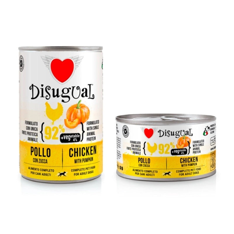 perro pollo calabaza