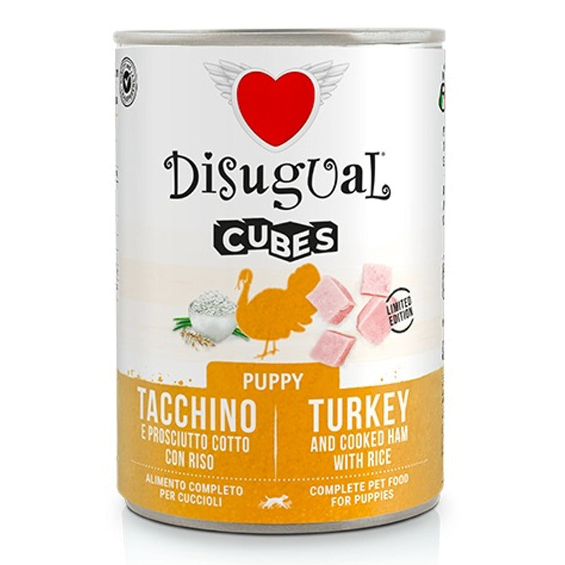 puppy cube pavo jamón arroz 400gr