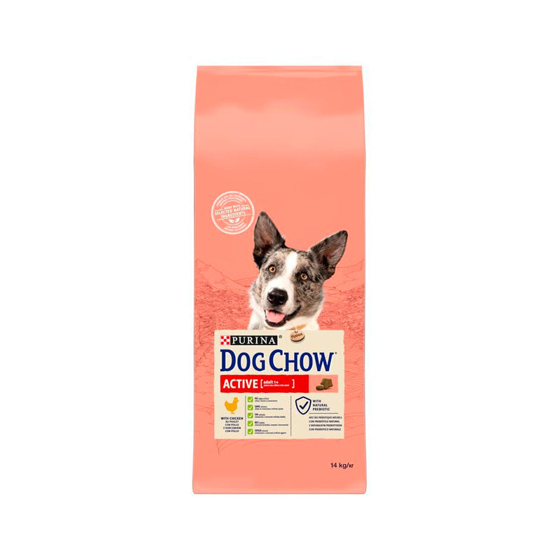 Dog Chow Purina Chow Active con pollo pienso para perros Imagen principal del producto