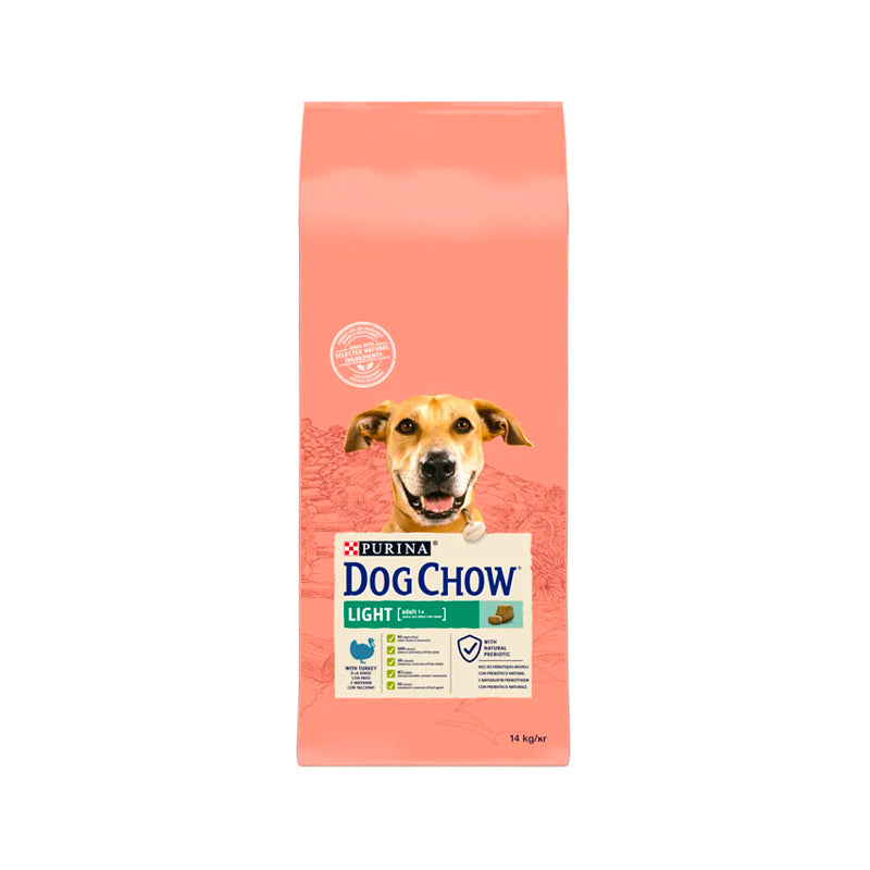 Dog Chow Purina Chow Light amb gall dindi pinso per a gossos