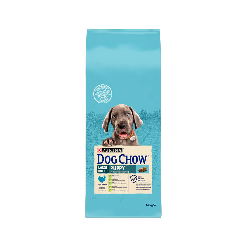 Dog Chow Purina Chow Puppy Large Breed con pavo pienso para cachorros