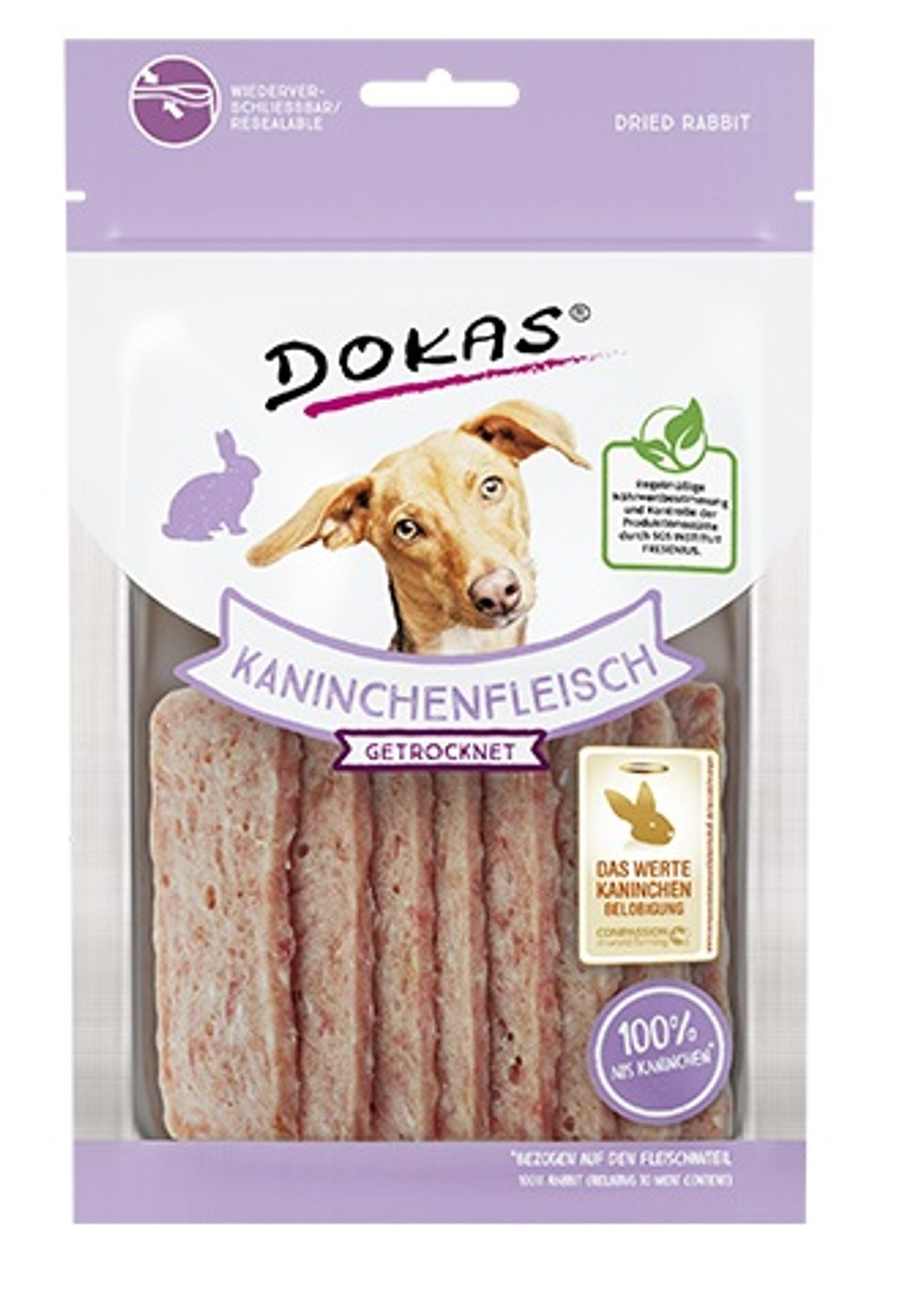 Carne de conejo para perro 70gr Imagen principal del producto