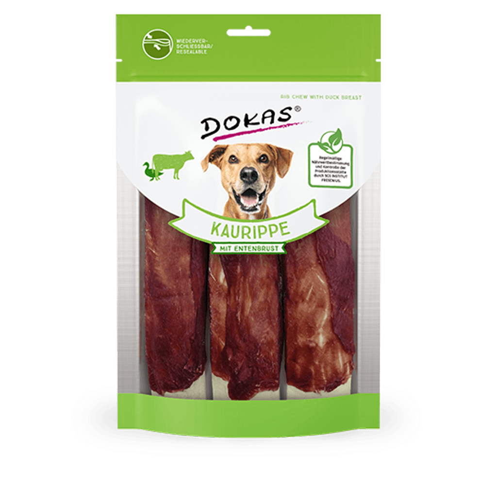 Costillas de buey con pechuga de pato para perro 2