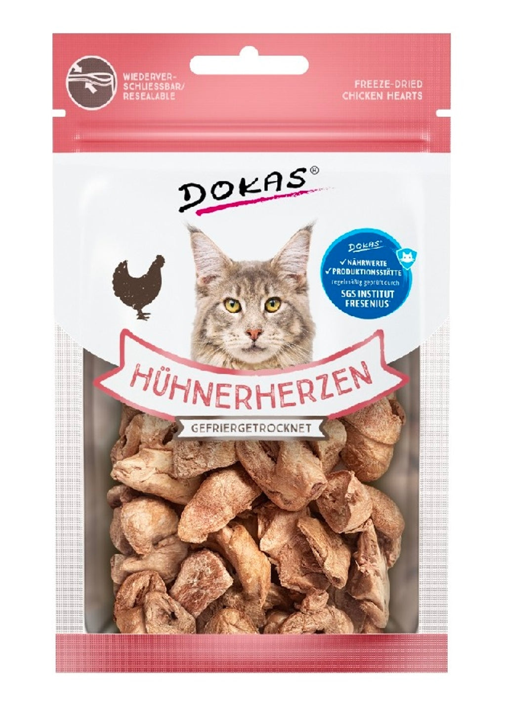 gat freeze corazón pollastre 15 g
